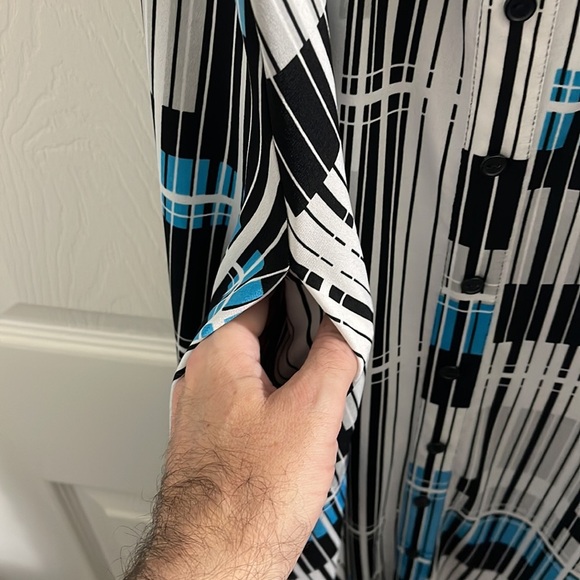 Avenue Women's Geometric Dress with Hidden pockets, Size 20 - Picture 8 of 10